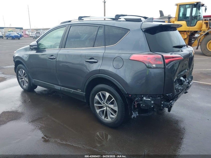 2017 Toyota Rav4 hybrid VIN JTMRJREV2HD136275 IAAI salvage auction — FRONT & REAR, Clear (Hawaii), sold $1,400 on 2026-07-14 (photo 3)