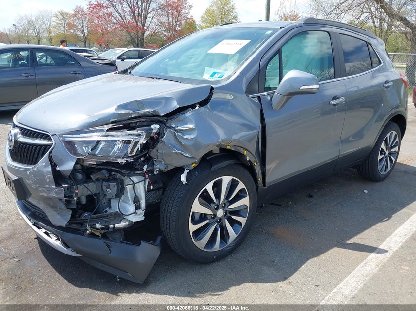 2019 Buick Encore VIN KL4CJCSMXKB940285 COPART salvage auction — Front End, Salvage (New Jersey), sold $3,500 on 2025-06-07 (photo 2)