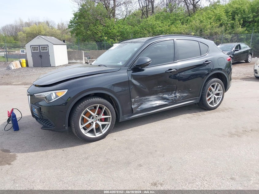 2019 Alfa romeo Stelvio VIN ZASPAKBN0K7C71772 IAAI salvage auction — LEFT SIDE, Salvage Title, sold $1,850 on 2026-07-24 (photo 2)