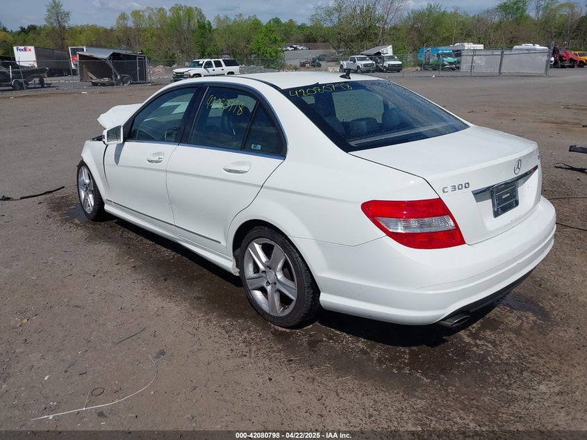 2011 Mercedes-benz C-klasse VIN WDDGF8BB4BR166147 IAAI salvage auction — FRONT END, Clear (Virginia), sold $300 on 2026-07-14 (photo 3)