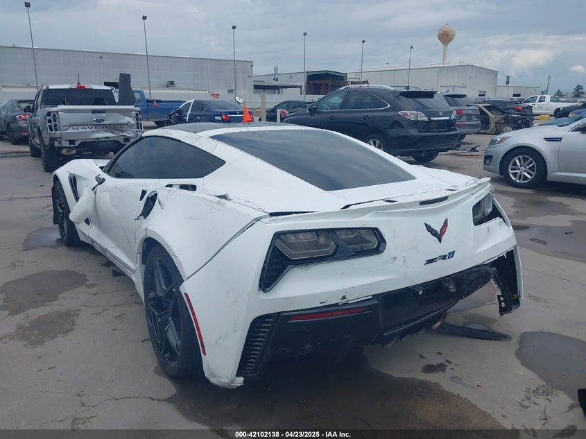 2019 Chevrolet Corvette VIN 1G1Y52D97K5801838 COPART salvage auction — Rollover, Salvage (Texas), sold $66,250 on 2025-05-15 (photo 6)