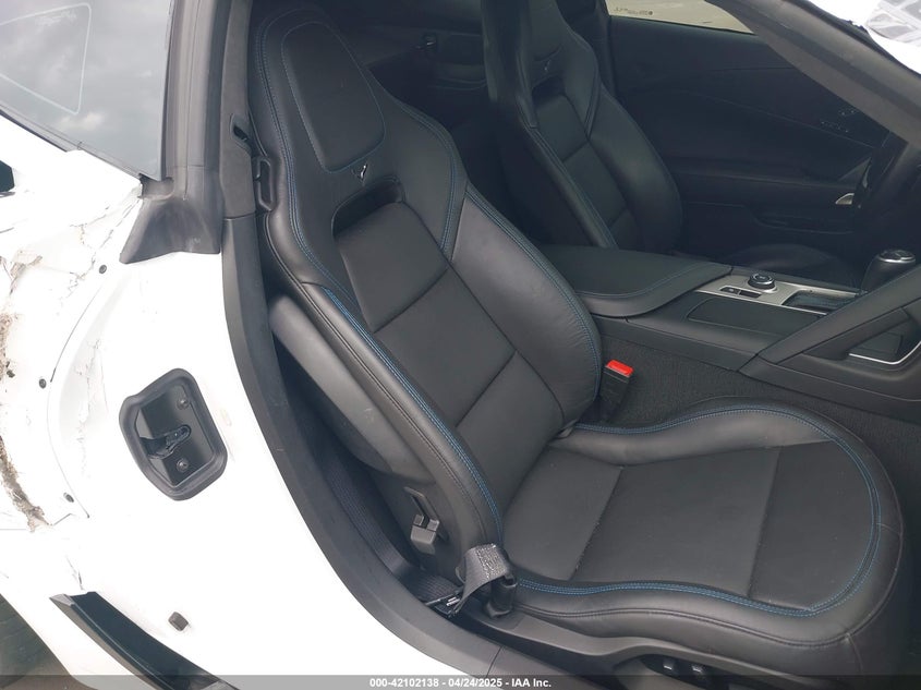 2019 Chevrolet Corvette VIN 1G1Y52D97K5801838 COPART salvage auction — Rollover, Salvage (Texas), sold $66,250 on 2025-05-15 (photo 8)