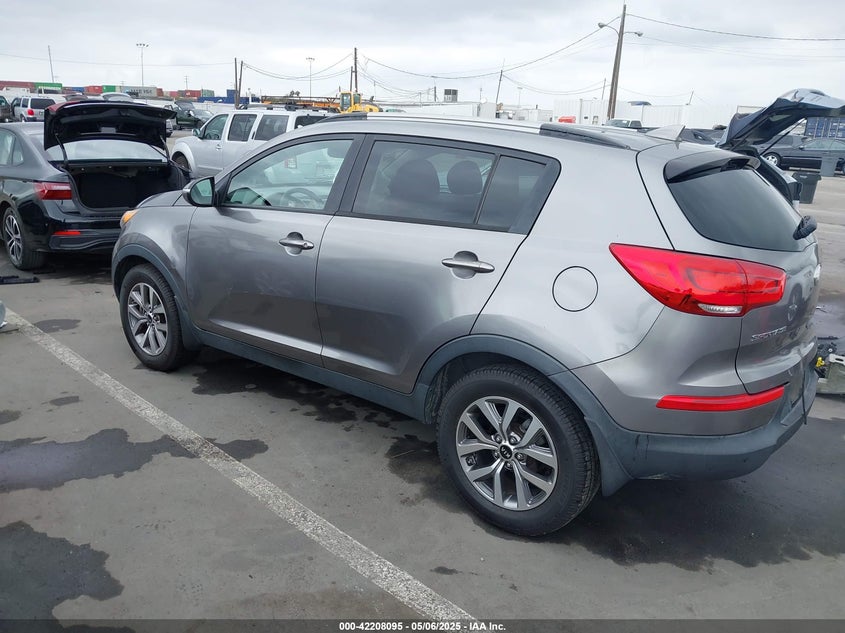 2014 Kia Sportage VIN KNDPB3AC4E7582511 IAAI salvage auction — FRONT END, Salvage Title, sold $1,850 on 2026-07-08 (photo 3)