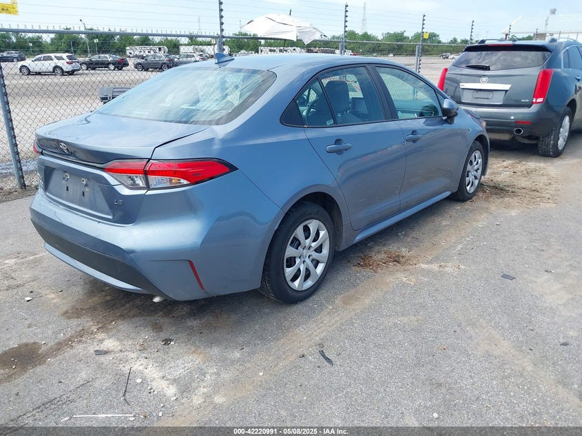 2022 Toyota Corolla VIN 5YFEPMAEXNP339137 IAAI salvage auction — REAR END, Salvage Title, sold $7,950 on 2026-08-03 (photo 4)