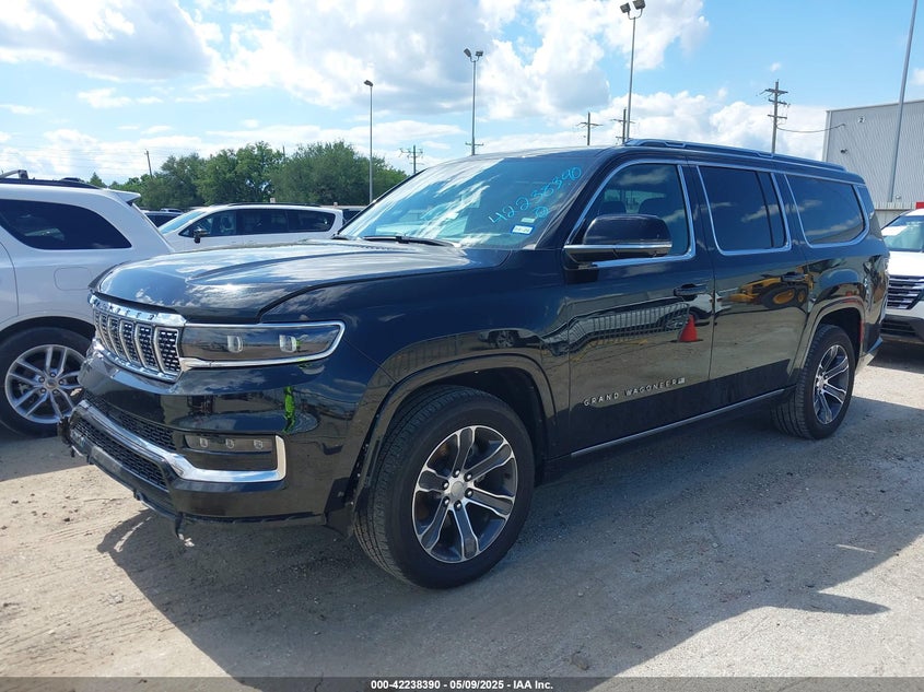 2024 Jeep Grand wagoneer VIN 1C4SJSEP6RS112360 COPART salvage auction — Right Front, Clear (Texas), sold $40,700 on 2025-06-05 (photo 2)