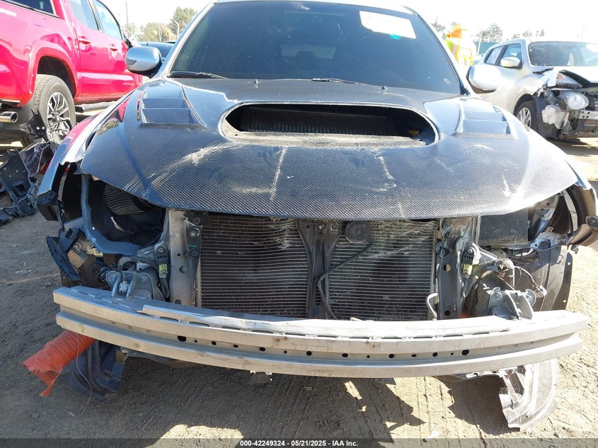2014 Subaru Impreza wrx VIN JF1GV8J65EL007913 COPART salvage auction — Front End, Salvage (California), sold $3,325 on 2025-06-09 (photo 6)