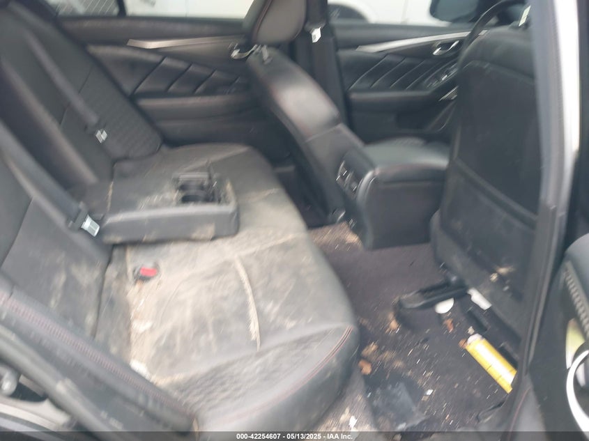 2021 Infiniti Q50 VIN JN1FV7DR6MM880572 IAAI salvage auction — LEFT & RIGHT, Salvage Title, sold $1,050 on 2026-07-21 (photo 8)