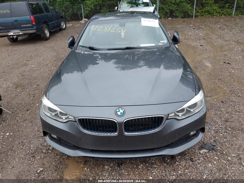 2014 BMW 428i VIN WBA3N5C57EF715667 IAAI salvage auction — FRONT END, Salvage (Indiana), sold $875 on 2026-07-08 (photo 6)