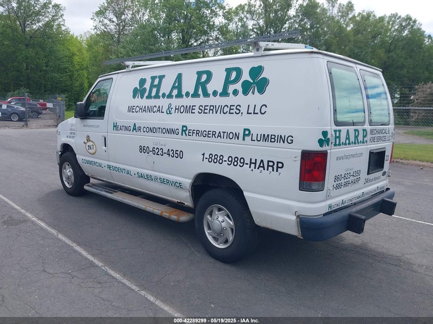 2013 Ford E 250 VIN 1FTNE2EW3DDA31287 IAAI salvage auction — NORMAL WEAR, Salvage Title, sold $1,400 on 2026-07-09 (photo 3)