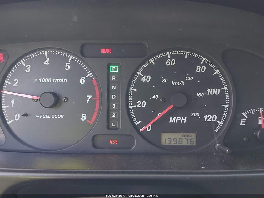 2001 Isuzu Rodeo VIN 4S2DM58W214332354 IAAI salvage auction — REAR END, Bill Of Sale (Georgia), sold $275 on 2026-07-10 (photo 7)