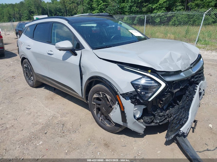 2024 Kia Sportage VIN 5XYK53DF5RG139896 IAAI salvage auction — FRONT END, Other, sold $6,950 on 2026-07-15 (photo 1)