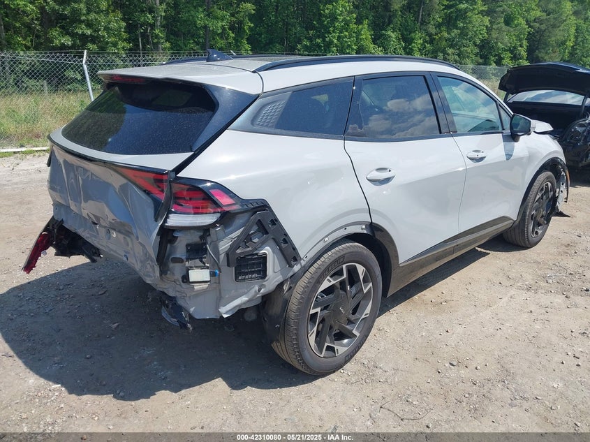 2024 Kia Sportage VIN 5XYK53DF5RG139896 IAAI salvage auction — FRONT END, Other, sold $6,950 on 2026-07-15 (photo 4)