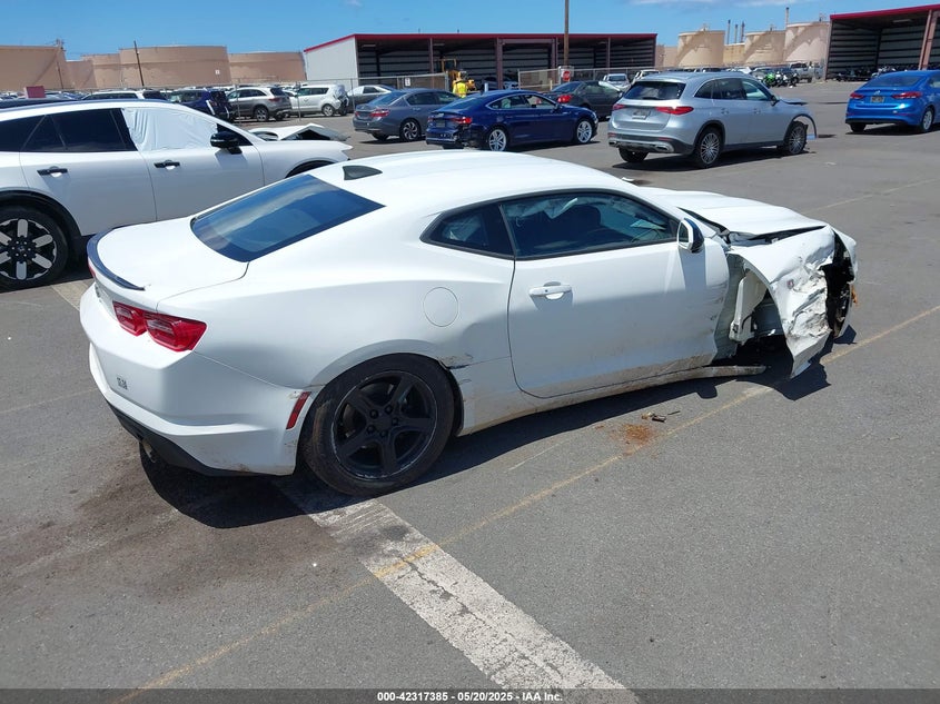 2020 Chevrolet Camaro VIN 1G1FB1RS1L0110065 IAAI salvage auction — FRONT END, Salvage (Hawaii), sold $1,400 on 2026-07-08 (photo 4)