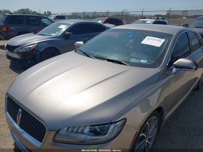 2018 Lincoln Mkz hybrid VIN 3LN6L5KU7JR605287 IAAI salvage auction — HAIL, Salvage Title, sold $3,700 on 2026-07-21 (photo 6)