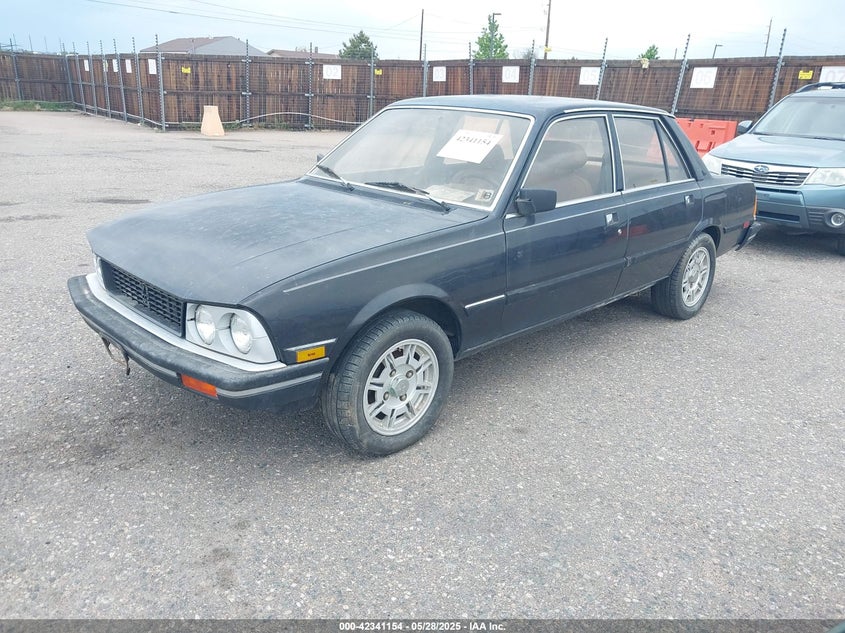 1983 Peugeot 505 VIN VF3BA11F9DS338978 IAAI salvage auction — ELECTRICAL, Bill Of Sale (Colorado), sold $550 on 2026-07-14 (photo 2)