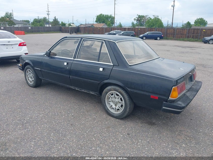 1983 Peugeot 505 VIN VF3BA11F9DS338978 IAAI salvage auction — ELECTRICAL, Bill Of Sale (Colorado), sold $550 on 2026-07-14 (photo 3)