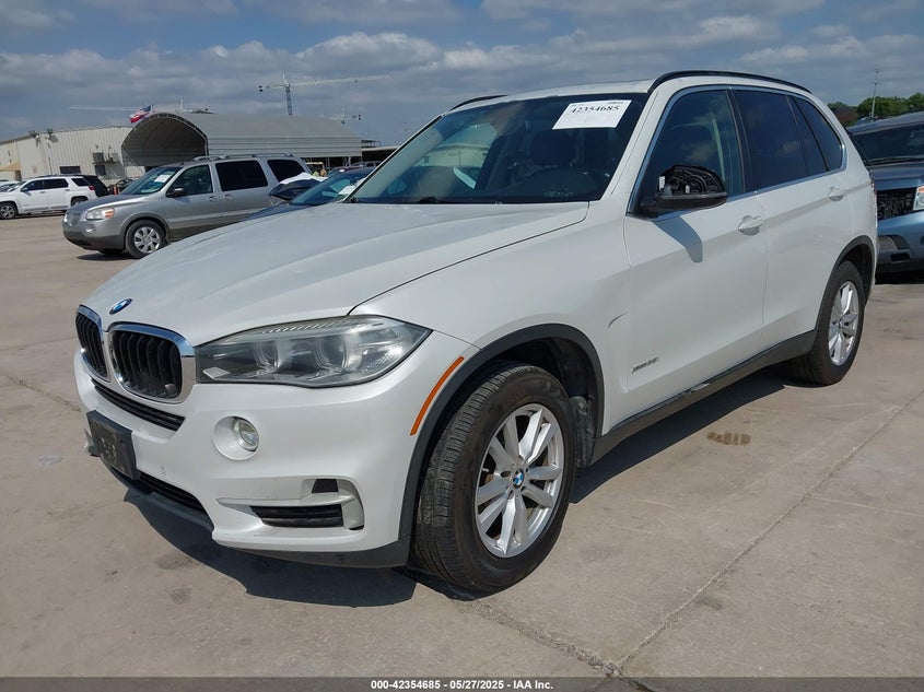 2015 BMW X5 VIN 5UXKR0C58F0K60644 IAAI salvage auction — HAIL, Salvage (Texas), sold $3,900 on 2026-07-29 (photo 2)