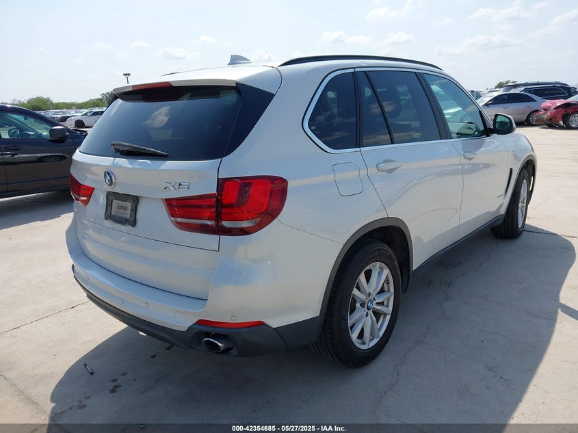 2015 BMW X5 VIN 5UXKR0C58F0K60644 IAAI salvage auction — HAIL, Salvage (Texas), sold $3,900 on 2026-07-29 (photo 4)
