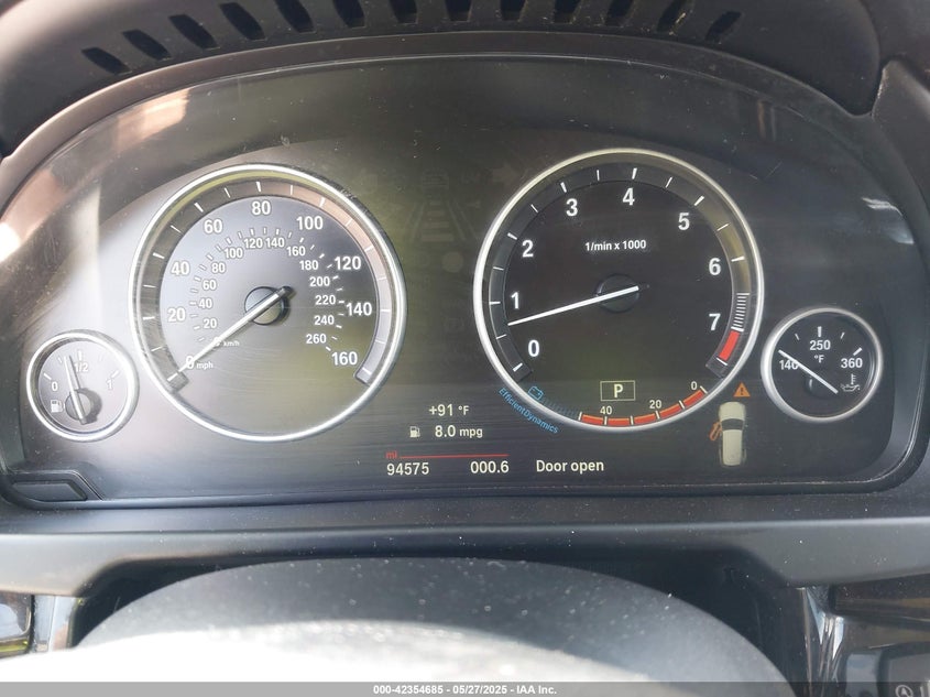 2015 BMW X5 VIN 5UXKR0C58F0K60644 IAAI salvage auction — HAIL, Salvage (Texas), sold $3,900 on 2026-07-29 (photo 7)