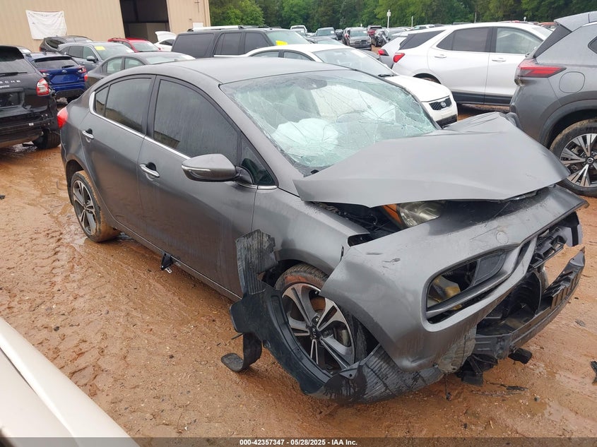 2014 Kia Forte VIN KNAFX4A80E5115335 IAAI salvage auction — FRONT & REAR, Salvage Title, sold $450 on 2026-07-20 (photo 1)