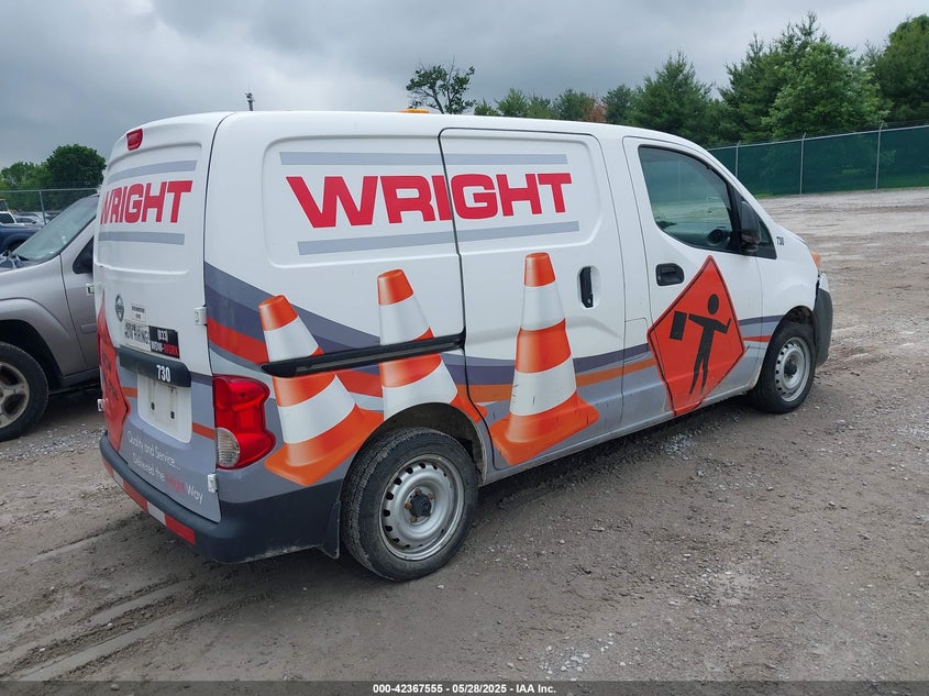 2018 Nissan Nv200 VIN 3N6CM0KN3JK693681 IAAI salvage auction — LEFT FRONT, Clear (Pennsylvania), sold $2,750 on 2026-07-06 (photo 4)