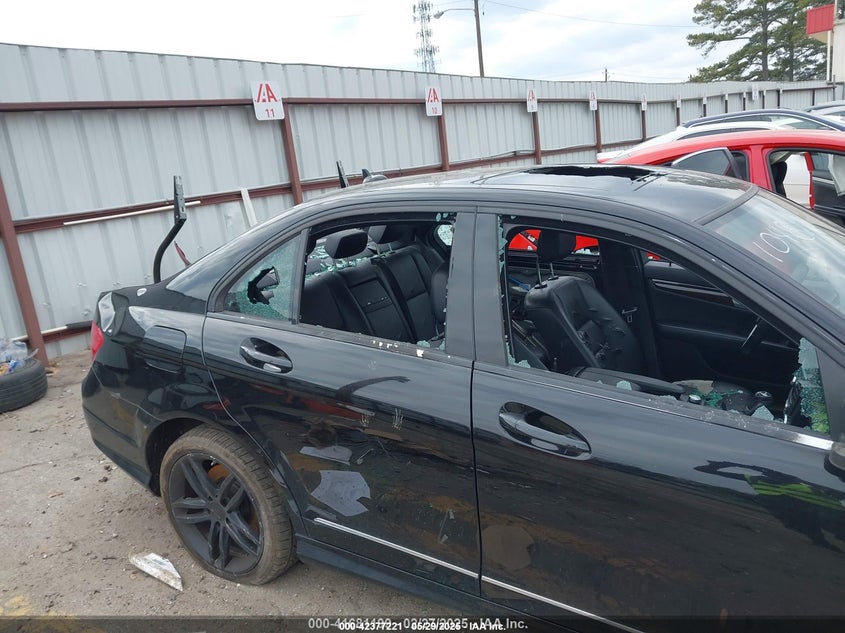 2013 Mercedes-benz C class VIN WDDGF8AB3DA811048 IAAI salvage auction — BIO HAZARD, Salvage Title, sold $300 on 2026-07-08 (photo 6)