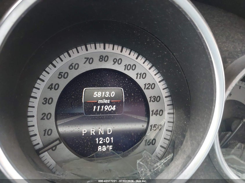 2013 Mercedes-benz C class VIN WDDGF8AB3DA811048 IAAI salvage auction — BIO HAZARD, Salvage Title, sold $300 on 2026-07-08 (photo 7)