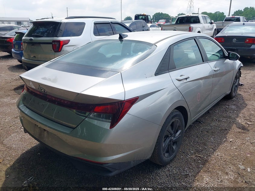 2022 Hyundai Elantra VIN 5NPLM4AG9NH065024 IAAI salvage auction — RIGHT FRONT, Clear (Indiana), sold $3,950 on 2026-07-22 (photo 4)
