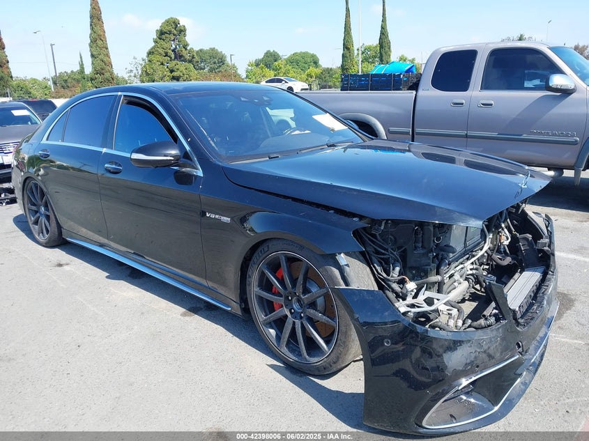 2019 Mercedes-benz Amg s 63 VIN WDDUG8JB9KA467108 IAAI salvage auction — FRONT END, Salvage (California), sold $14,500 on 2026-07-23 (photo 1)