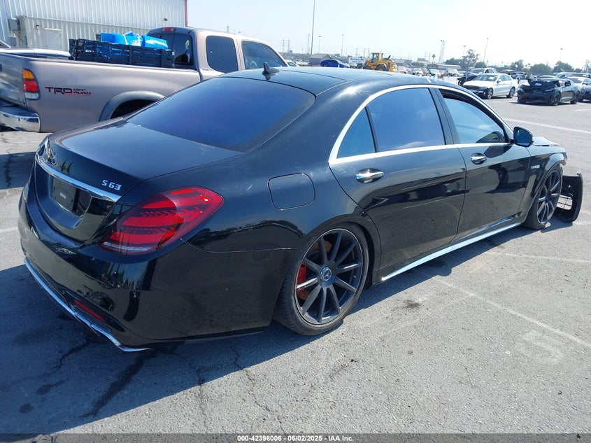 2019 Mercedes-benz Amg s 63 VIN WDDUG8JB9KA467108 IAAI salvage auction — FRONT END, Salvage (California), sold $14,500 on 2026-07-23 (photo 4)