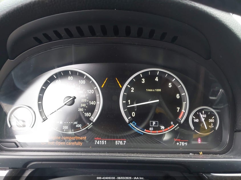 2016 BMW 528i VIN WBA5A5C51GG351571 IAAI salvage auction — FRONT END, Salvage Title, sold $4,500 on 2026-07-27 (photo 7)