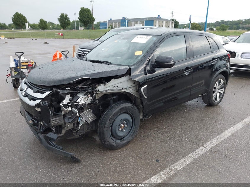 2024 Mitsubishi Outlander sport VIN JA4ARUAU2RU011083 IAAI salvage auction — LEFT FRONT, Salvage (Missouri), sold $6,500 on 2026-08-30 (photo 2)