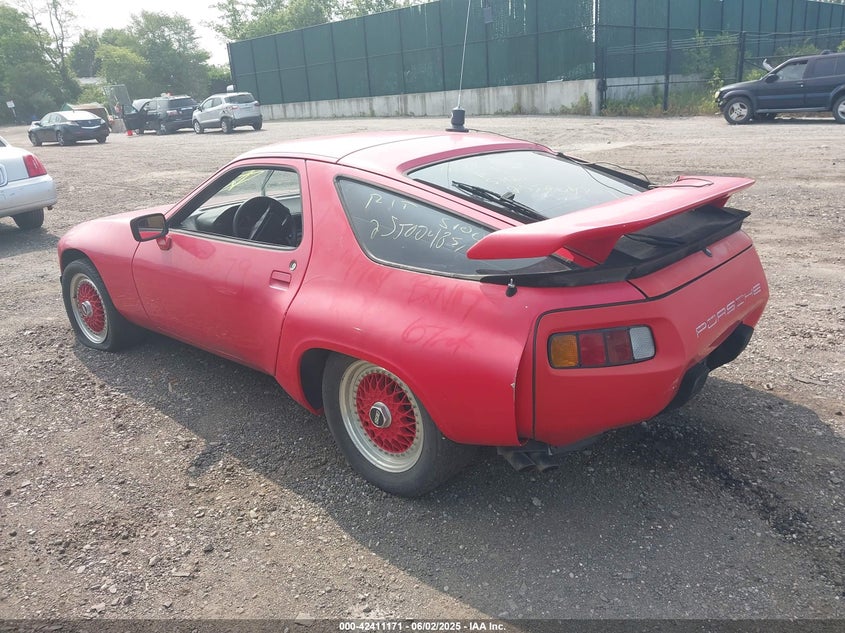 1983 Porsche 928 VIN WP0JB0920DS861806 IAAI salvage auction — FRONT END, Bill Of Sale (New York), sold $2,350 on 2026-08-11 (photo 3)