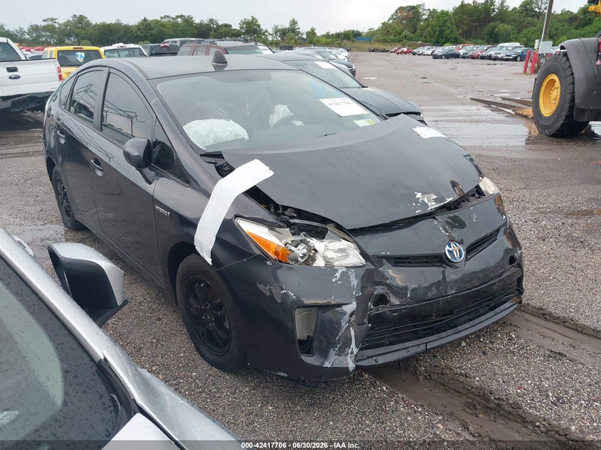 2013 Toyota Prius VIN JTDKN3DU6D1719651 IAAI salvage auction — FRONT END, Rebuildable (Florida), sold $450 on 2026-07-19 (photo 1)