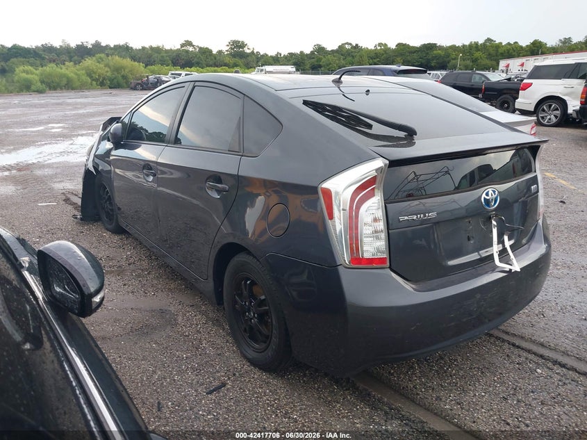 2013 Toyota Prius VIN JTDKN3DU6D1719651 IAAI salvage auction — FRONT END, Rebuildable (Florida), sold $450 on 2026-07-19 (photo 3)