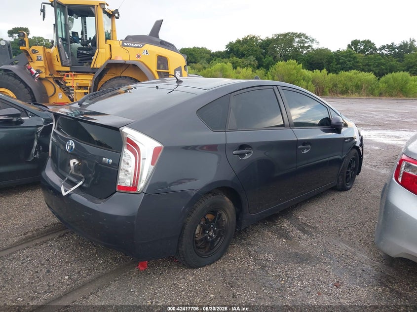 2013 Toyota Prius VIN JTDKN3DU6D1719651 IAAI salvage auction — FRONT END, Rebuildable (Florida), sold $450 on 2026-07-19 (photo 4)