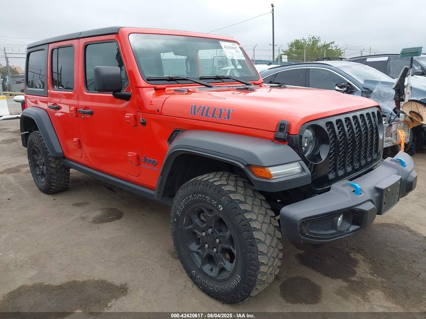 2023 Jeep Wrangler 4xe VIN 1C4JJXN60PW685289 — IAAI salvage auction photo