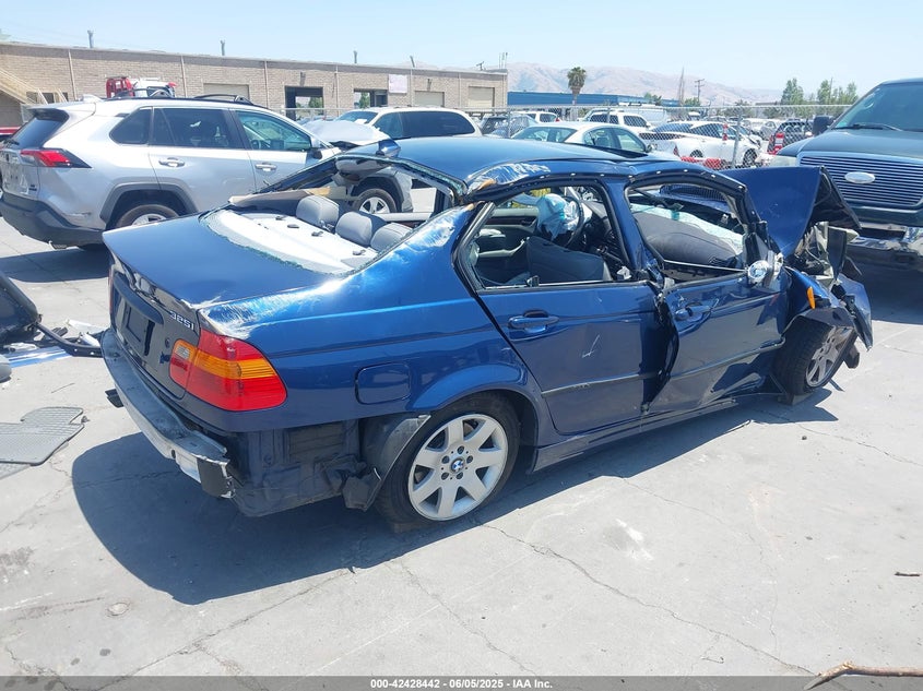 2005 BMW 3 series VIN WBAAZ33435KW77417 IAAI salvage auction — ALL OVER, Non-Repairable (California), sold $150 on 2026-07-20 (photo 4)