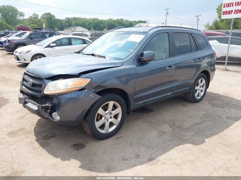 2008 Hyundai Santa fe VIN 5NMSH13E38H133247 IAAI salvage auction — FRONT END, Salvage (Indiana), sold $325 on 2026-07-29 (photo 2)