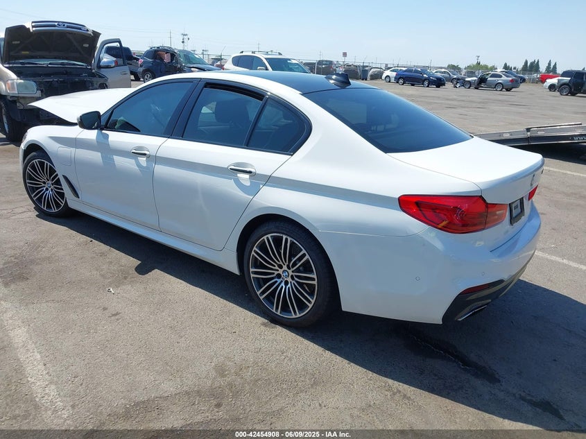 2018 BMW 530e VIN WBAJA9C52JG622876 IAAI salvage auction — FRONT END, Salvage (California), sold $5,500 on 2026-07-29 (photo 3)