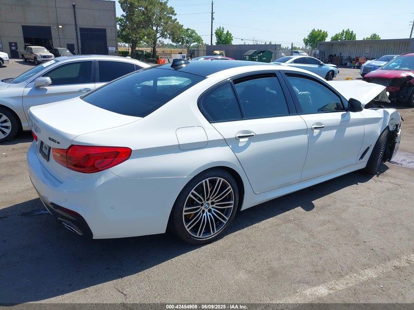 2018 BMW 530e VIN WBAJA9C52JG622876 IAAI salvage auction — FRONT END, Salvage (California), sold $5,500 on 2026-07-29 (photo 4)