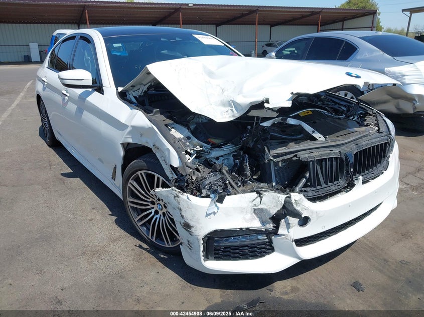 2018 BMW 530e VIN WBAJA9C52JG622876 IAAI salvage auction — FRONT END, Salvage (California), sold $5,500 on 2026-07-29 (photo 6)