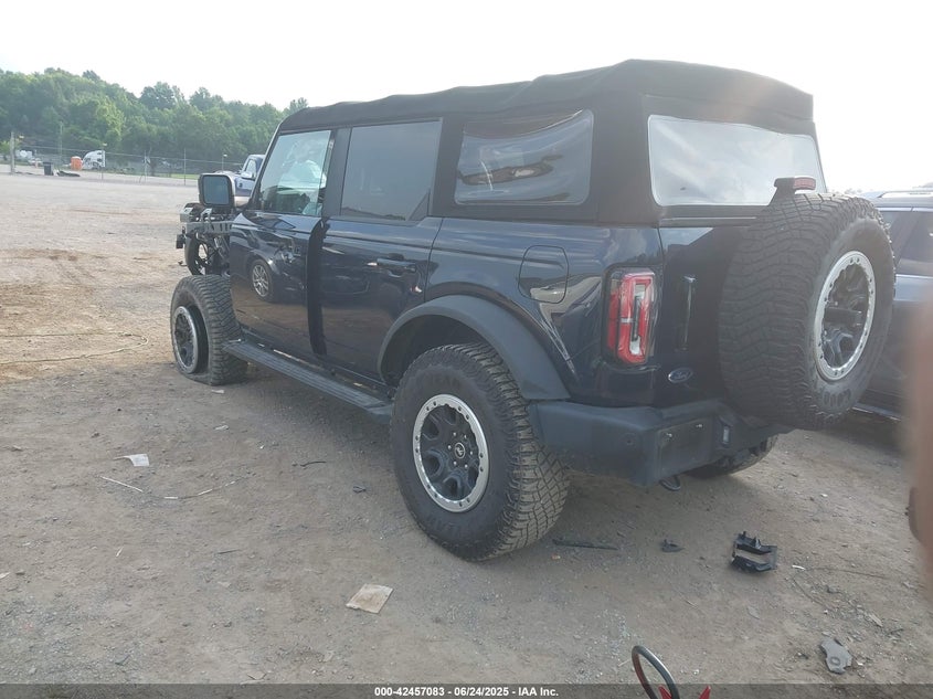 2021 Ford Bronco VIN 1FMEE5DP7MLA91974 IAAI salvage auction — FRONT END, Salvage Title, sold $12,200 on 2026-08-01 (photo 3)