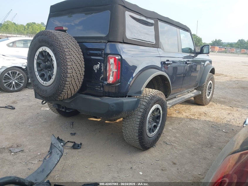 2021 Ford Bronco VIN 1FMEE5DP7MLA91974 IAAI salvage auction — FRONT END, Salvage Title, sold $12,200 on 2026-08-01 (photo 4)