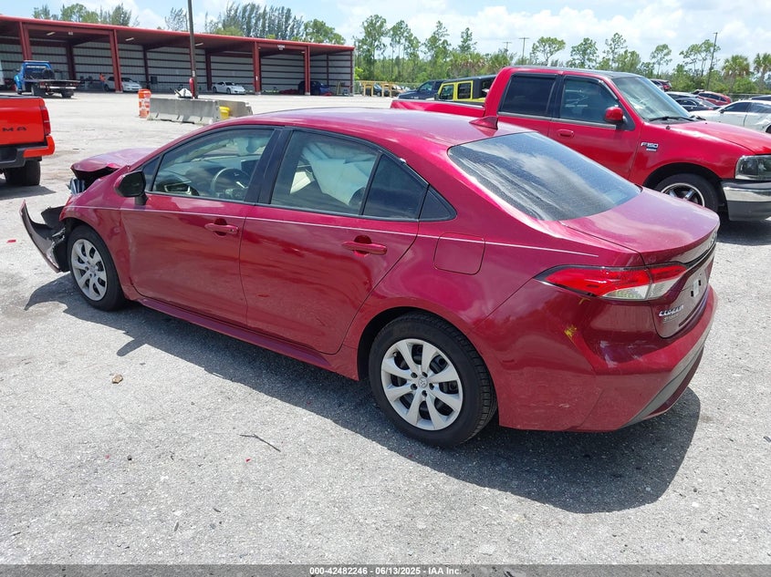 2022 Toyota Corolla VIN JTDEPMAE5NJ210484 IAAI salvage auction — FRONT END, Rebuildable (Florida), sold $3,500 on 2026-08-01 (photo 3)