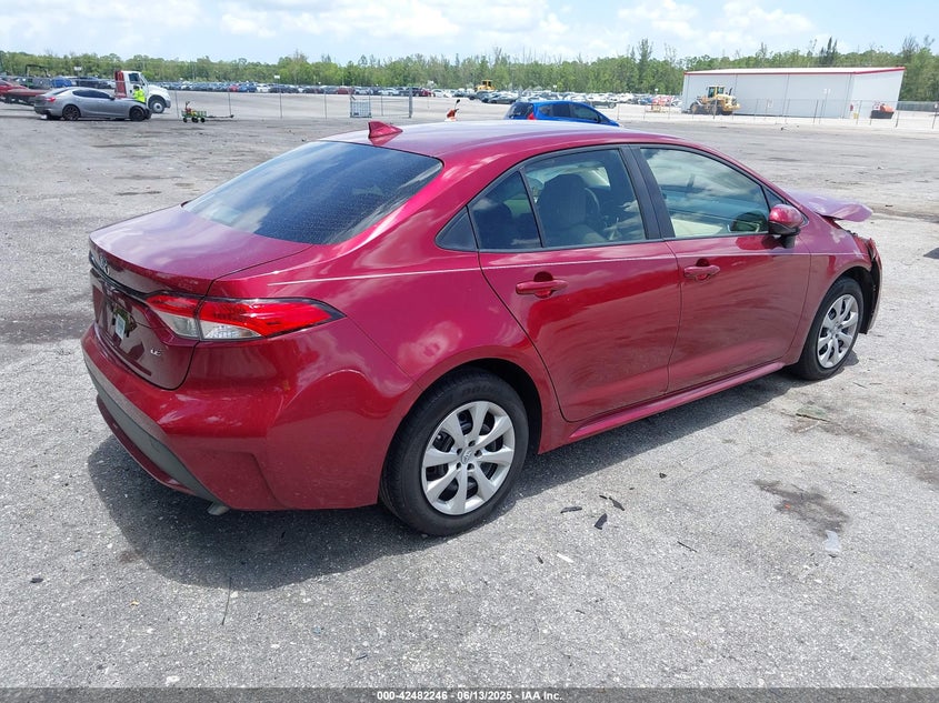 2022 Toyota Corolla VIN JTDEPMAE5NJ210484 IAAI salvage auction — FRONT END, Rebuildable (Florida), sold $3,500 on 2026-08-01 (photo 4)