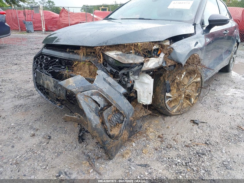 2023 Audi A3 VIN WAUAUDGY0PA040057 IAAI salvage auction — FRONT END, Salvage Title, sold $300 on 2026-07-23 (photo 6)