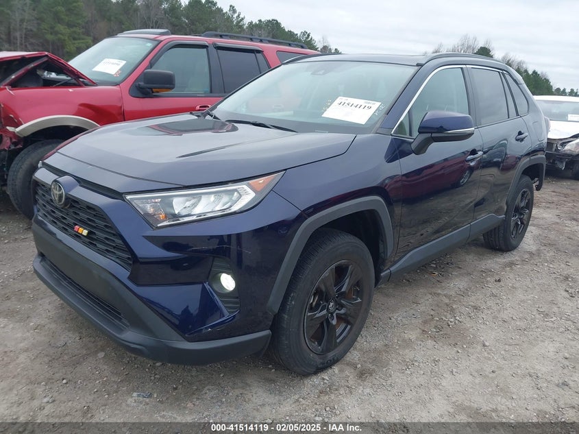 2021 Toyota Rav4 VIN 2T3W1RFV1MW161781 IAAI salvage auction — REAR END, Salvage (Indiana), sold $11,100 on 2026-07-23 (photo 2)