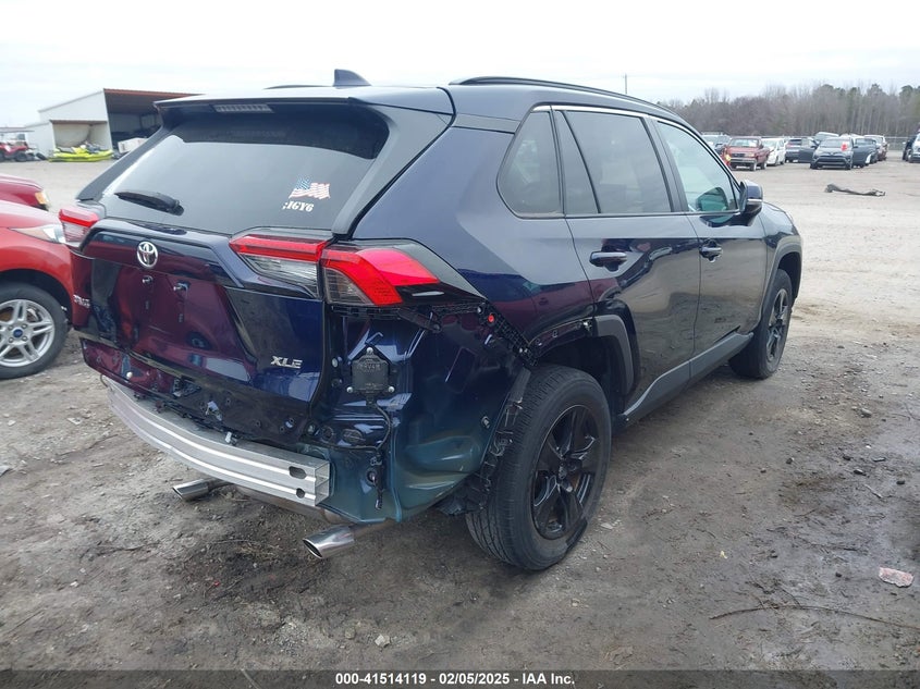 2021 Toyota Rav4 VIN 2T3W1RFV1MW161781 IAAI salvage auction — REAR END, Salvage (Indiana), sold $11,100 on 2026-07-23 (photo 4)