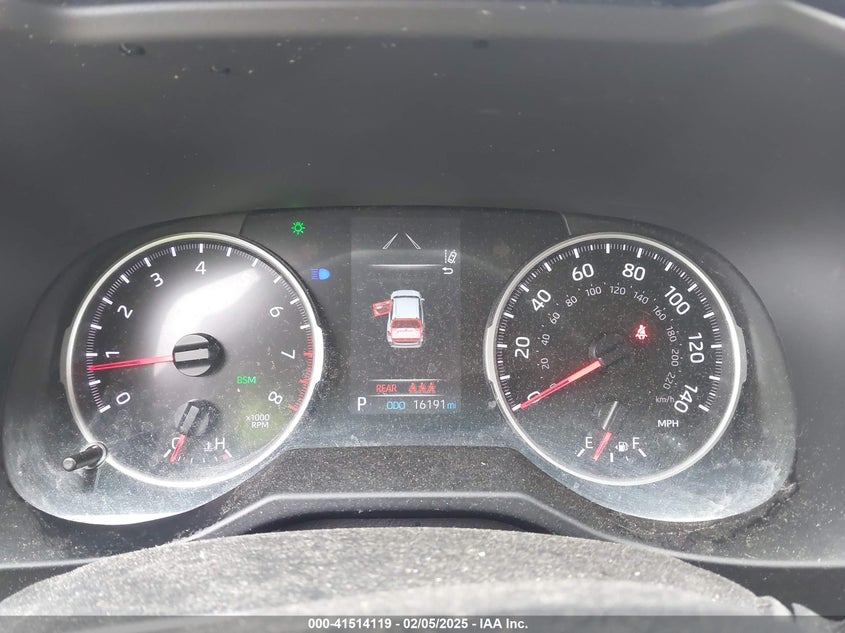 2021 Toyota Rav4 VIN 2T3W1RFV1MW161781 IAAI salvage auction — REAR END, Salvage (Indiana), sold $11,100 on 2026-07-23 (photo 7)